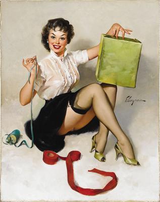 [169 MB] [MISC] Artist Gil Elvgren. Great Pin-Up classic [jpg]