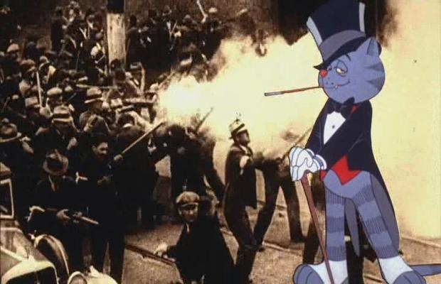 [713.9 МБ] The Nine Lives of Fritz The Cat / девять жизней кота Фрица [1974, комедия, мультфильм для взрослых, DVDRip] [рус]