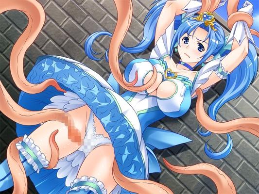 [88,7 MB] [HCG] Totsuzen Kaijin Ni Natta Ore Ga Mahou Shoujo Wo Otosu Hanashi / Historia mágica -Chica caída en un monstruo repentino- (Calor-Suave) [Cen] [Tentáculos, Paizuri, pechos grandes, Bondage, Futanari, Violación 