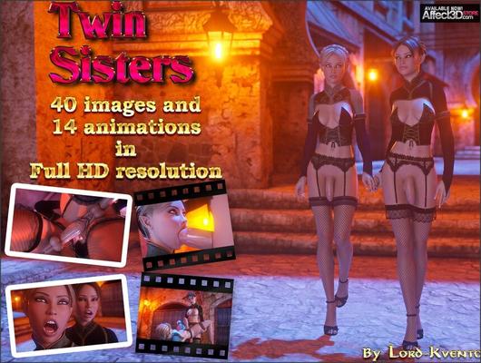 [80.4 MB] Twin Sisters by Lord Kvento (Affect3D) [2015, Animation, Flash, 3DCG, Futanari, Oral, Big Tits, Dickgirl]