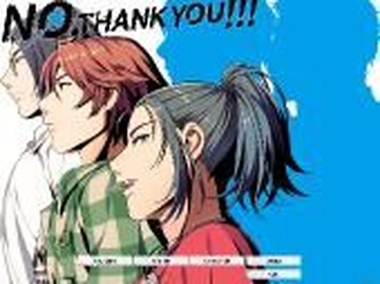 [4.37 GB] No, Thank You !!! / No thanks!!! (Parade / Mangagamer) [UNCEN] [2015, VN, Yaoi, Bara, Anal Sex, Oral Sex, Comedy, Drama, Glasses] [ENG]