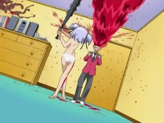 [1,25 GB] Bokusatsu Tenshi Dokuro-Chan / Bludgeoning Angel Dokuro-Chan / Slaughter Angel Dokuok-Chan (Tsutomu Mizushima, Hal Film Maker) (Ep. 1-4 de 4) [ECCHI] [2005, Ángel, Comedia, Fantasía, 