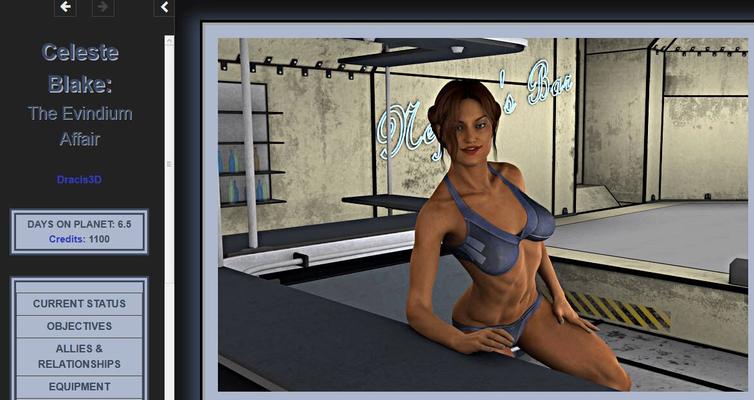 [91 MB] Celeste Blake: The Evindium Affair [Inprogress, 0.7A] (Dracis3D) [UNCEN] [2016, 3DCG, SIMULATOR, LESBIAN, SCI-FI, MIND CONTOL, CORRUPTION] [ENG]