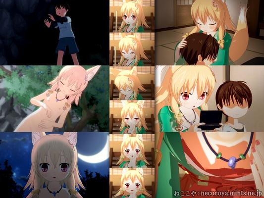 [2,23 GB] AOI Kitsune / Blue Fox / NightColor Fox / Young Fox (Nekokoya / Necocoya) [Cen] [2016, Straight, DFC / TINY TITS, BlowJob, Cunnilingus, 69, Romantik, Miko, Neko, Web-DL] [ 