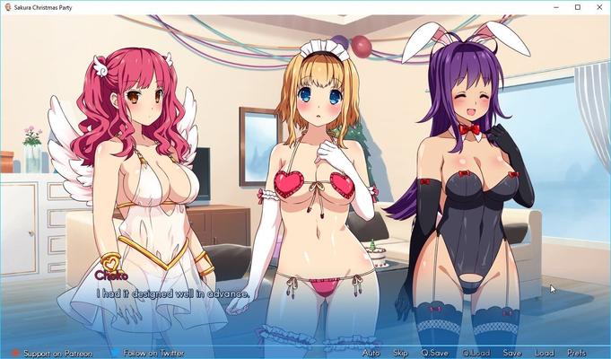 [349.5 MB] Sakura Christmas Party [UNCEN] [2016, Adv, Kinetic Novel, Angels, Big Breasts, Bondage, Bukkake, Bunnygirl, Nakadashi, Pazuri, Sex Toys, Stockings, Yuri, Harem, Group] [ENG]