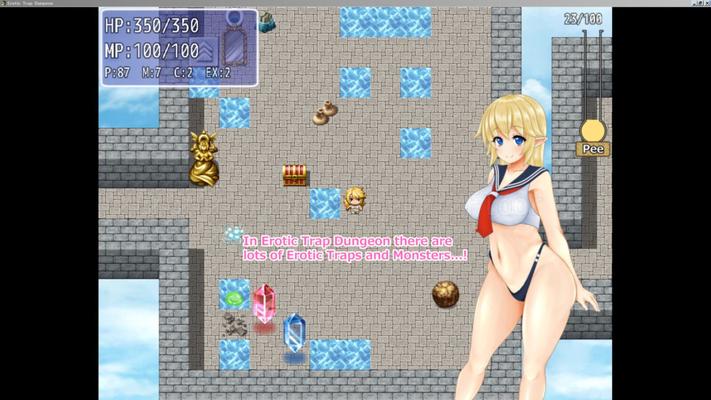 [514.7 MB] Erotic Trap Dungeon [1.4] (I CAN NOT WIN THE GIRL) [CEN] [2017, JRPG, Fantasy, Elf, Clothes Changing, Tentacles, Interspecies Sex, Rape] [RUS + ENG]