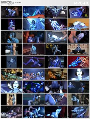 [1,75 GB] Montagem Cortana (Halo) / Montagem Cortana (Halo) [2018, 3D, All Sex, X-Ray, Lésbicas, Masturbação, Futanari, Monstros, Creampie] [ENG]