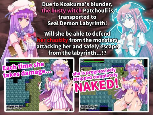 [193.2 MB] InterSpecies Sex Labyrinth & The Lewd Busty Witch ~ Until Patchouli Becomes a seedbed ~ [ver. 1.3] (Kleitos) [Cen] [2018, Successive Orgasms, Vore, Gangbang, Tentacle, Interspecies Sex] [ENG]