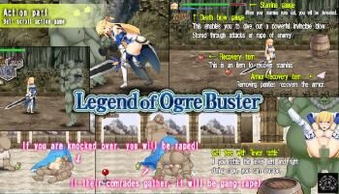 [411.7 MB] Legend of Ogre Buster [CEN] [2018, Action, Animation, Fantasy, Female Protagonist, Big Tits, Blowjob / Oral, Rape, Orgy, Interspecies Sex, Monsters, Restraint] [JAP + ENG]