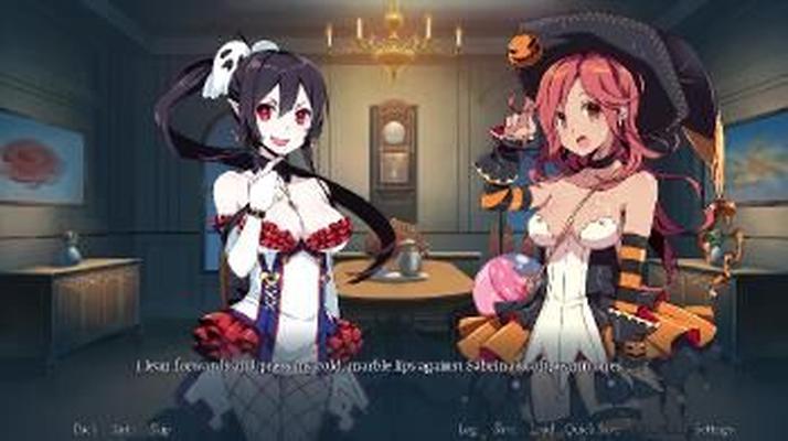 [131.7 MB] Sakura Halloween [UNCEN] [2017, Adv, Yuri, Vampiros, Nyotaimori, Fantasía] [ENG]