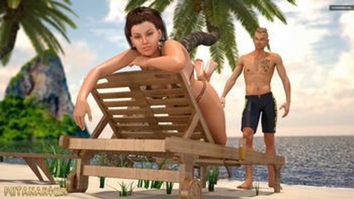 [20.3 МБ] [КОМИКС] Futanari Beach / Пляж Футанари (Hypercomics3d, https://futanarium.com/) [3DCG, Футанари, Фута на Мужском, Оральном, Анальном] [jpg]