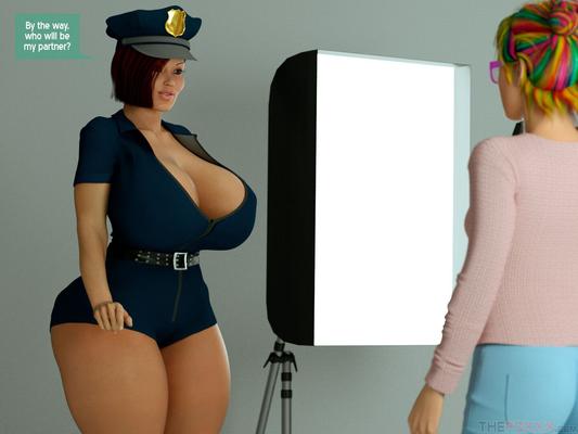 [37.6 MB] [COMIX] New comics from a well-known author in 3D format !!! With the coming 2020 !!! (The Foxxx) [3DCG, BIG TITS, INTERRACIAL] [jpg] [ENG]