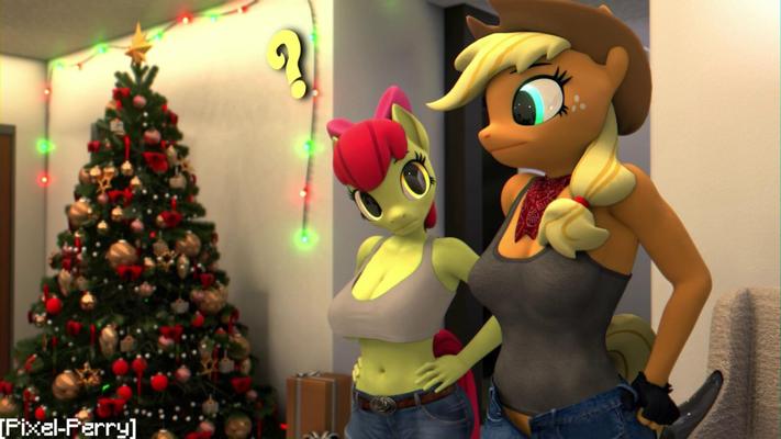 [1.01 GB] [Pixel Perry] Holiday Hijinks [UNCEN] [2020, 3D, Animation, Pony, MLP, Futanari, Furry, Orgy, Oral, Anal] [ENG] [1080p]