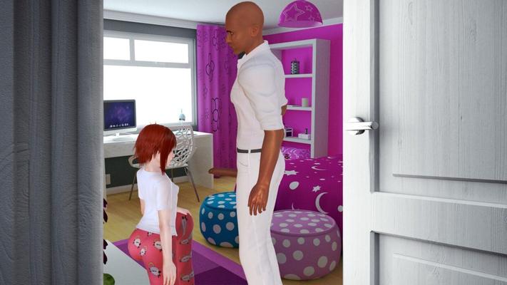 [586.1 MB] Mia's New Life [INPROGRESS, 1.0] (Drakus Games) [UNCEN] [2020, ADV, 3DCG, Renpy, Incest, Blowjob, Footjob, School, Big Breasts, DFC / TINY TITS] [RUS + ENG]