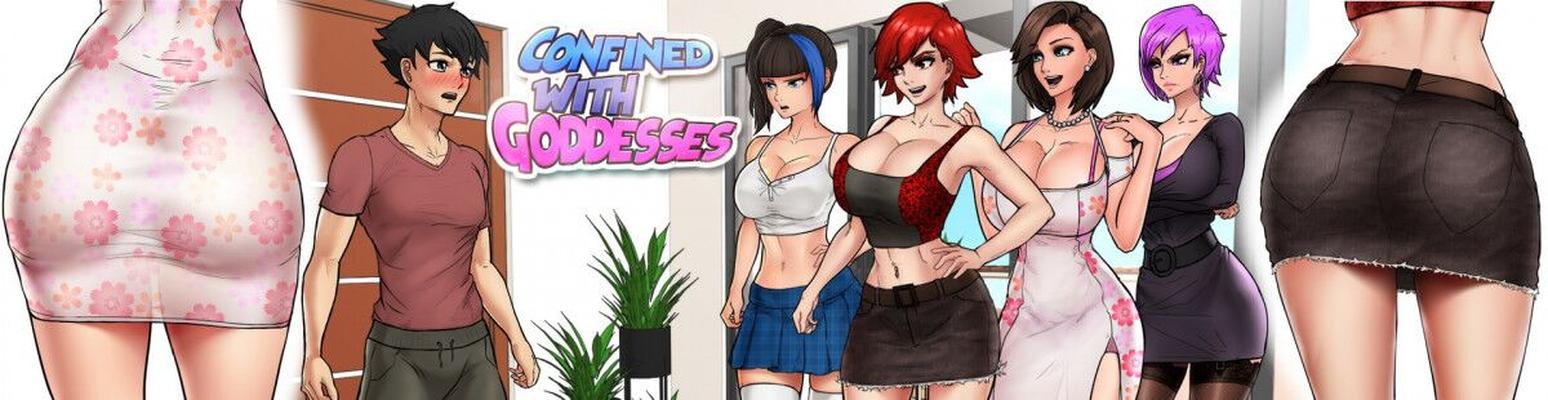 Confined with goddesses [INPROGRESS, V0.2.1 ENG + V0.1.2 RUS] (Eroniverse) [UNCEN] [2020, Adv, Male Protagonist, Big Ass, Big Tits, Cosplay, Female Domination, Fingering, Handjob, Hentai, Male Domination,Masturbation, Milf, Oral, Sandbox, Teasing, Ti