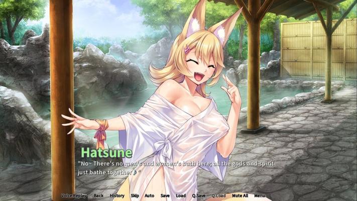 Tails \u0026 Titties Hot Spring / Kemomimi Musume-Tachi Ga Iyashite Kureru Kozukuri Onsen'yado [Cen] [2021, Adv, Big Tits, Blowjob, Group Sex, Handjob, Male Hero, Harem, Kitsune, Monster Girl, Neko,Pregnant, Virgin, X-ray] [ENG]