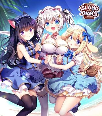 Island Diary (Watakubi) [Cen] [2021, Реклама, Пляж, Большая грудь, Светлые волосы, Минет, Девочка-зайка, Комедия, Мужчина-герой, Остров, Неко, Серебряные волосы, Маленькие сиськи, Между сисек, TwinTail, Девственница]