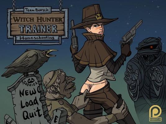 Witch Hunter Trainer [Inprogress, Worms and Dwarfes 1 (June 2022)] (Team Borsch) [Unken] [2017, ADV, MALE Protagonist, Animation, Adventure, Tranormal, Pranormal, Prostens