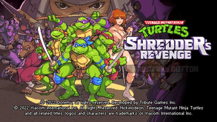 Teenage Mutant Ninja Turtles: Nude April's Revenge / Черепашки-Ниндзя: Месть обнаженного Эйприл [v1.0.0.238] (Tribute Games Inc/Dotemu, Gamera Games) [2022, Action, Arcade, Fighting, Dot/PITSEL-scroller] [ 