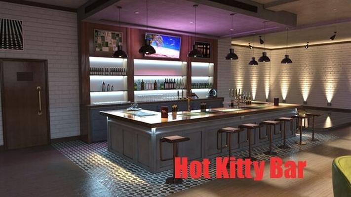 Hot Kitty Bar [1.0] (jester555) [unken] [2022, Adv, Slg, Animation, 3DCG, MALE HERO, All SEX, Young, MILF, Ren’PY] [Rus Eng]