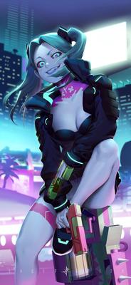 [MISC, COMIX, COSPLAY] ReBecca Cyberpunk: Edgerunners / Counting of Arts and Comics con Rebecca de la serie animada \u0026 quot; 