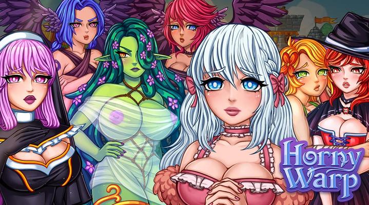 Horny Warp: Hentai Fantasy (Illuminatigames) [Unken] [2023, Werbung, Animation, Gelegenheitsspiele, Fantasy, große Brüste] [Rus Eng]