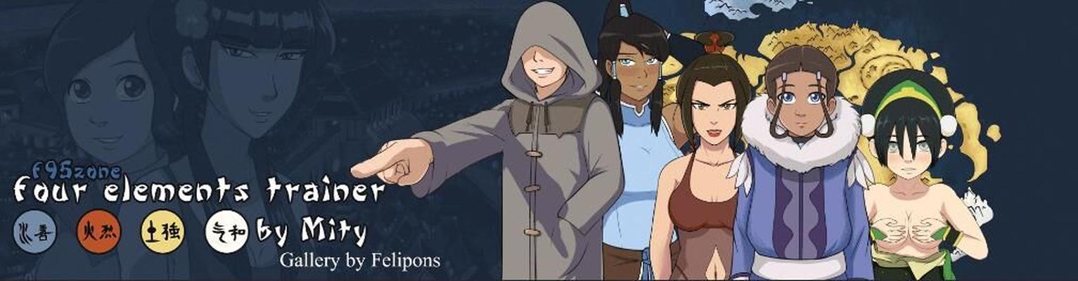 Four Elements Trainer [Inprogress, 1.0.3b] (Mity) [Unken] [2020, Adv, Male Hero, Animation, Parodie, Fantasy, Bukkake, Ana Play, Footjob, Mind Control, Oral, Virgin, Vaginal, Vaginal, Vaginal, 