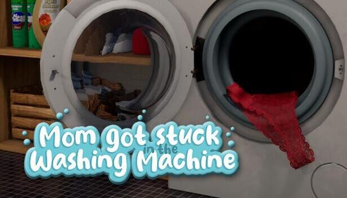 Mom Got Stuck in the Washing Machine [v1.3] (Mad Mike Production) [Unken] [2023、Slg、3D、アニメーション、パロディ、近親相姦、スタック、オナニー、アナ、膣、スパンキング、サンドボックス、V Vagox、V.