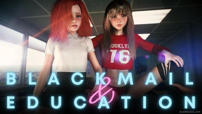 Blackmail and Education [1.0] (Dumb Koala) [unken] [2023, ADV, アニメーション, 3DCG, キネティックノベル, レズビアン, オナニー, 中出し, グループセックス, ティーンセックス, 大人のおもちゃ] [英語]