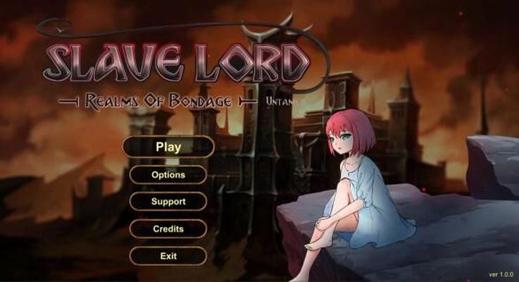 SLAVE LORD - Realms of Bondage [v1.0.0] (Pink Tea Games) [Unken] [2024、SLG、ADV、アニメーション、ファンタジー、アナル、膣、グループ、中出し、オナニー、フェラ、BDSM、奴隷、Unity][英語